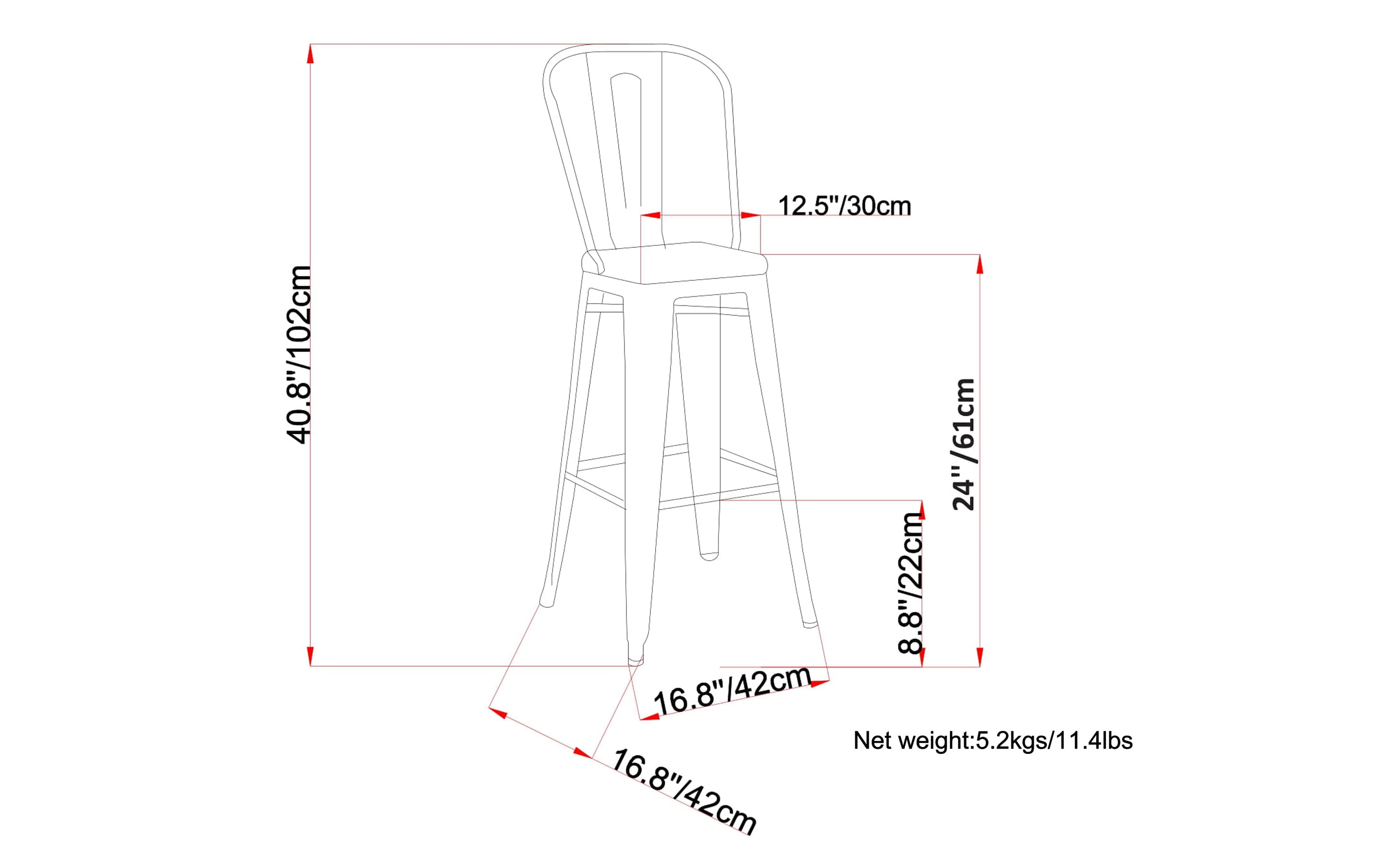 Fletcher Counter Stool (Set of 2)