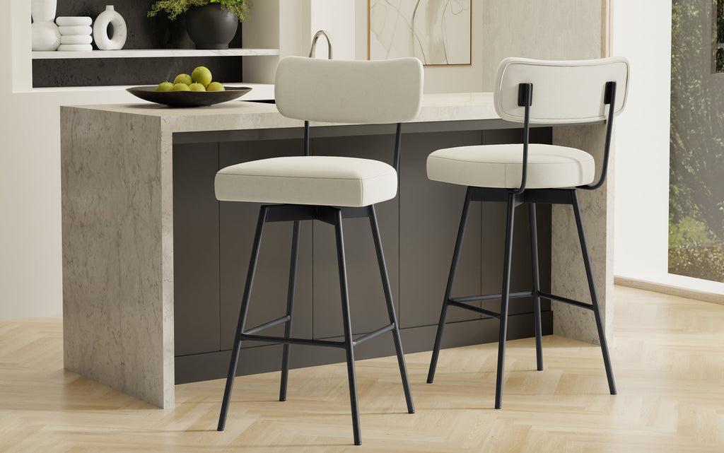 Giselle Swivel Bar Stool (Set of 2)