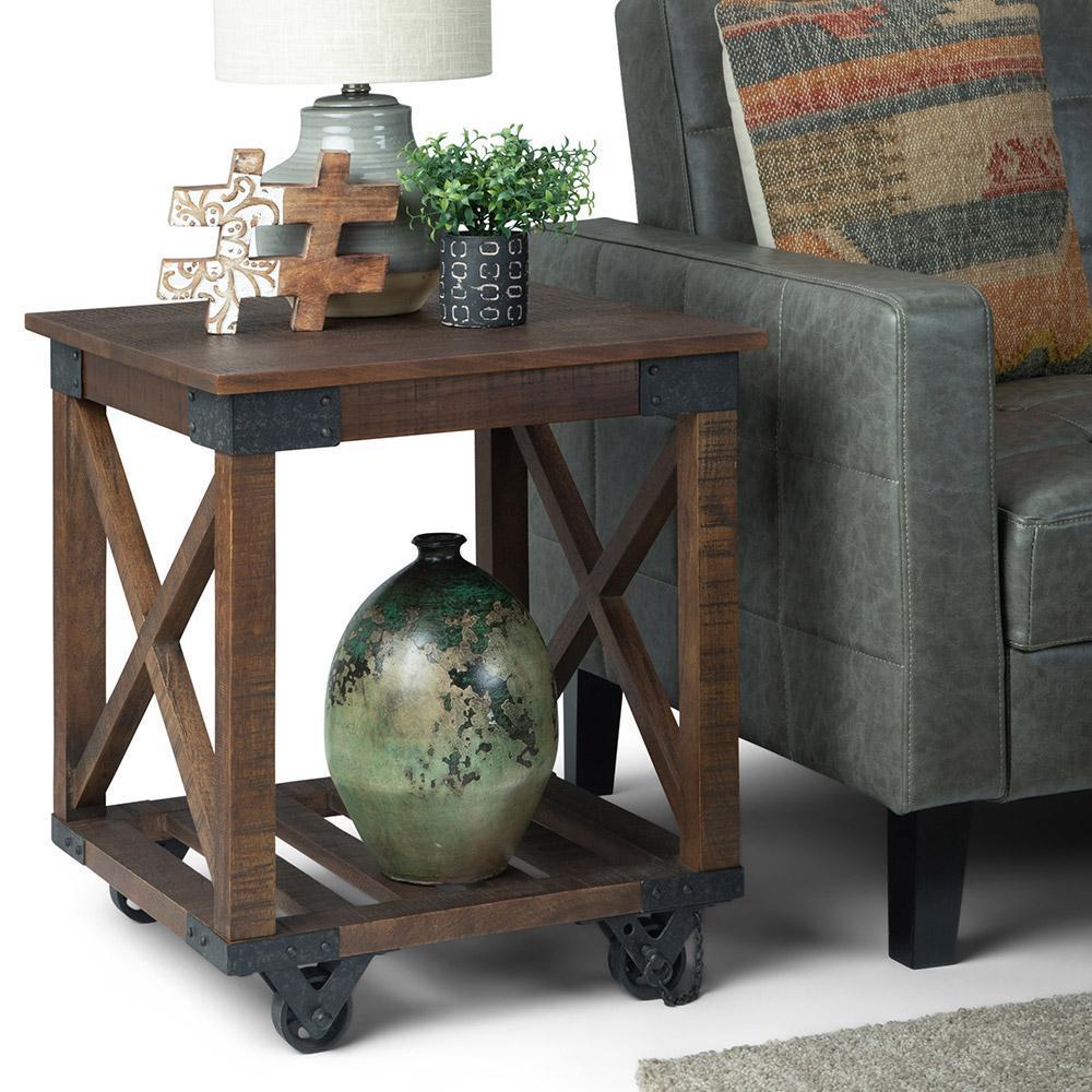 Harding End Table in Mango