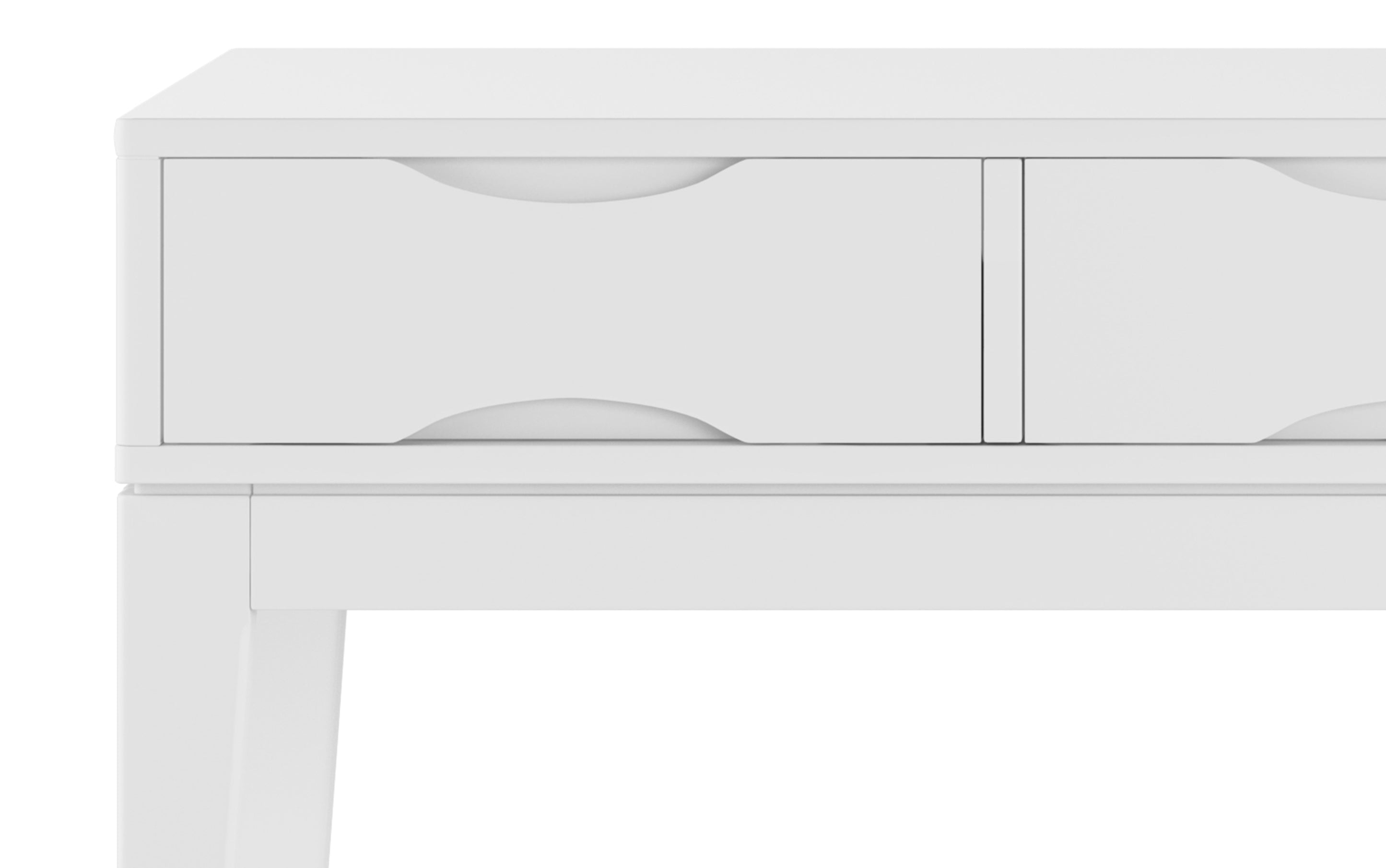 Harper Console Sofa Table in White