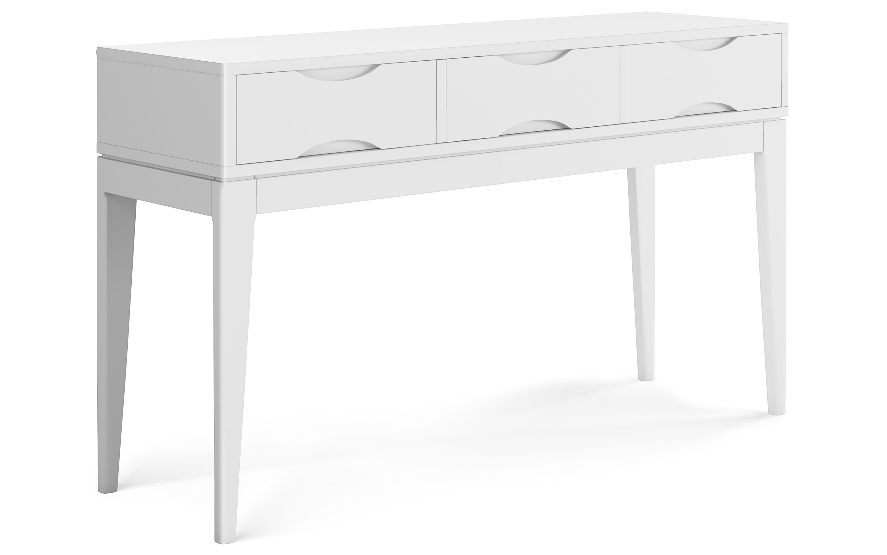 Harper Console Sofa Table in White