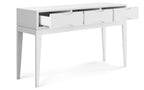 Harper Console Sofa Table in White