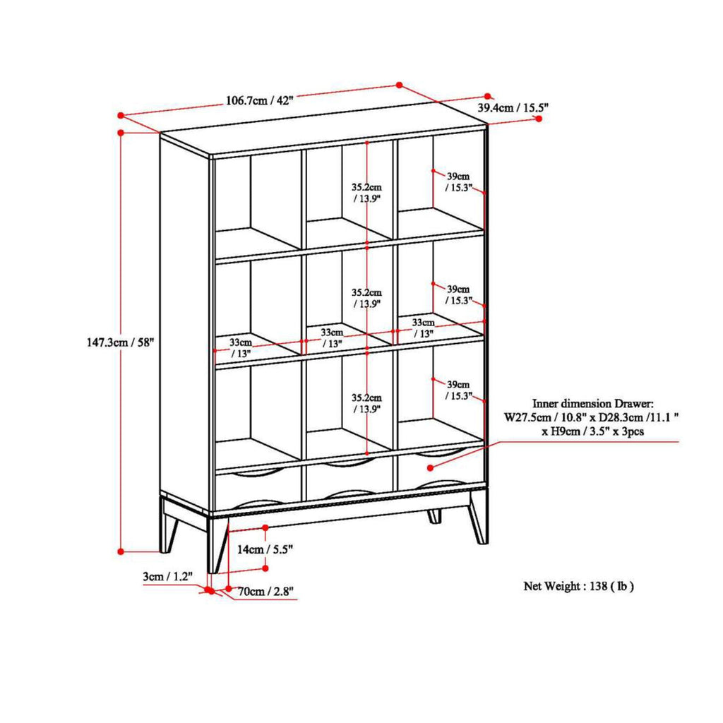 Harper Cube Bookcase