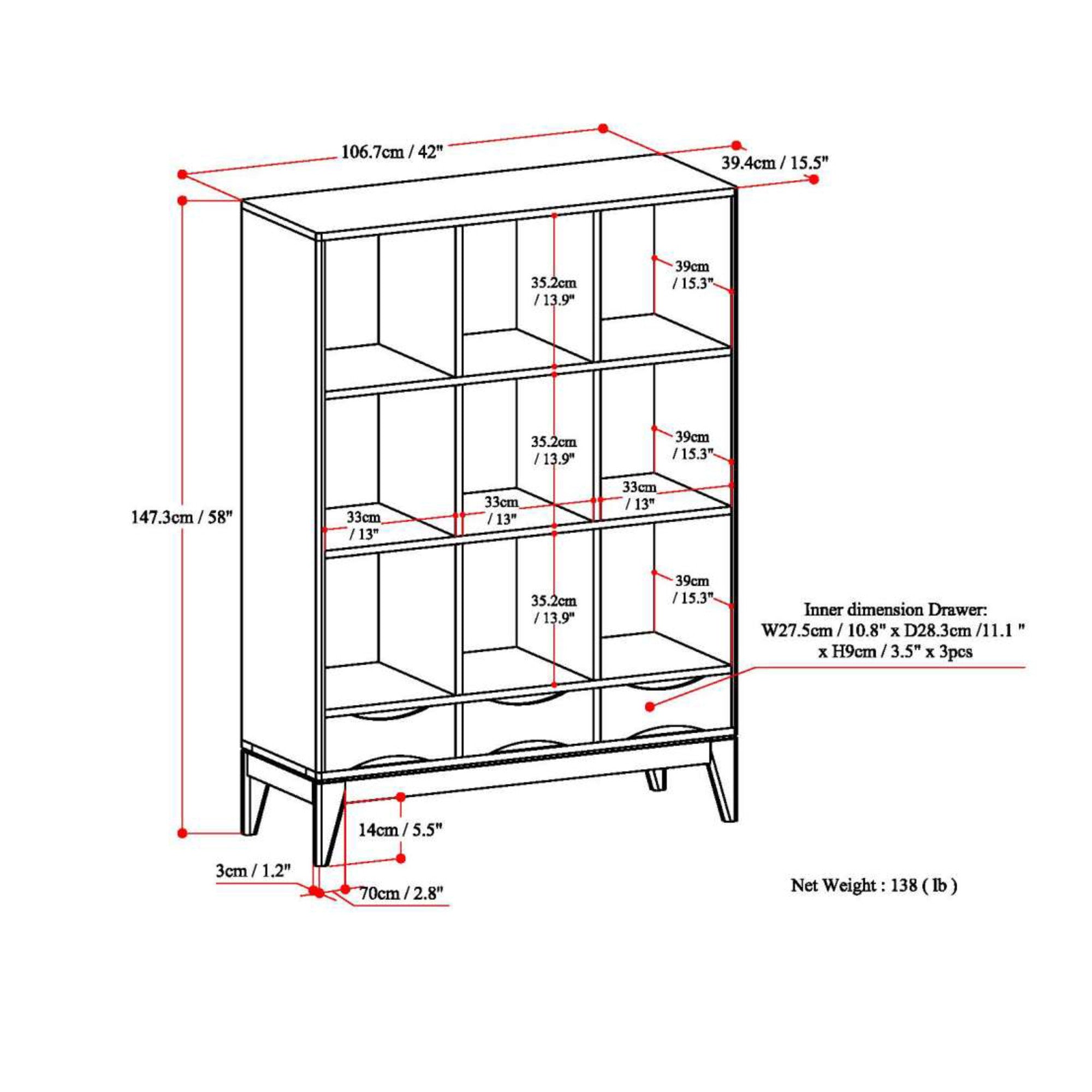 Harper Cube Bookcase