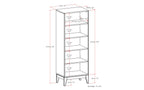 Harper 5 Shelf Bookcase