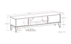 Harper 72 inch Low TV Media Stand