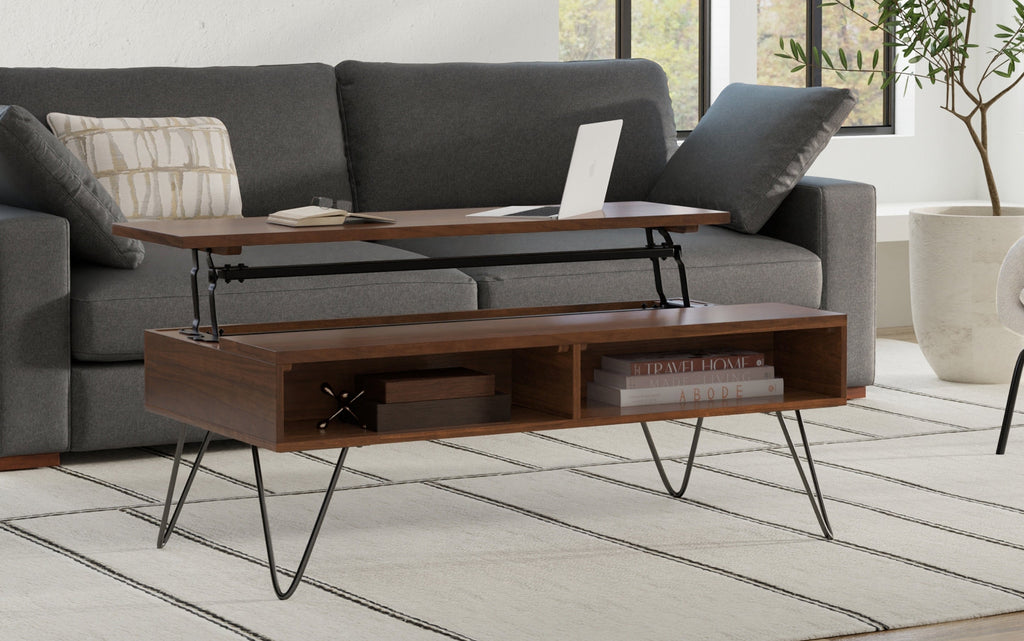 Hunter Lift Top Coffee Table in Walnut