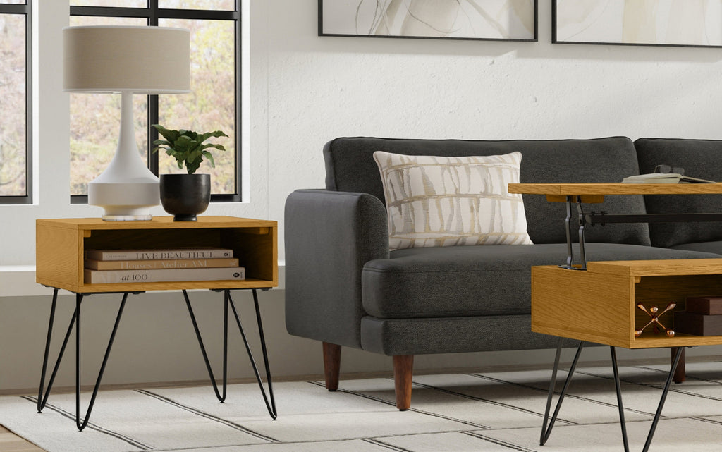 Hunter End Table in Oak