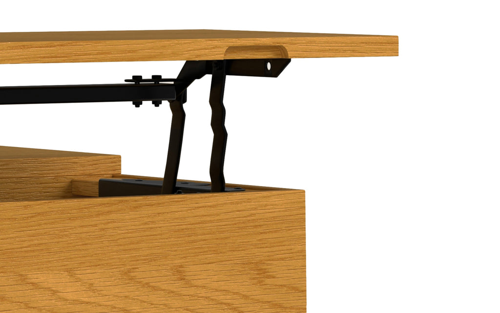 Hunter Lift Top Square Coffee Table in Oak