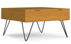 Hunter Lift Top Square Coffee Table in Oak