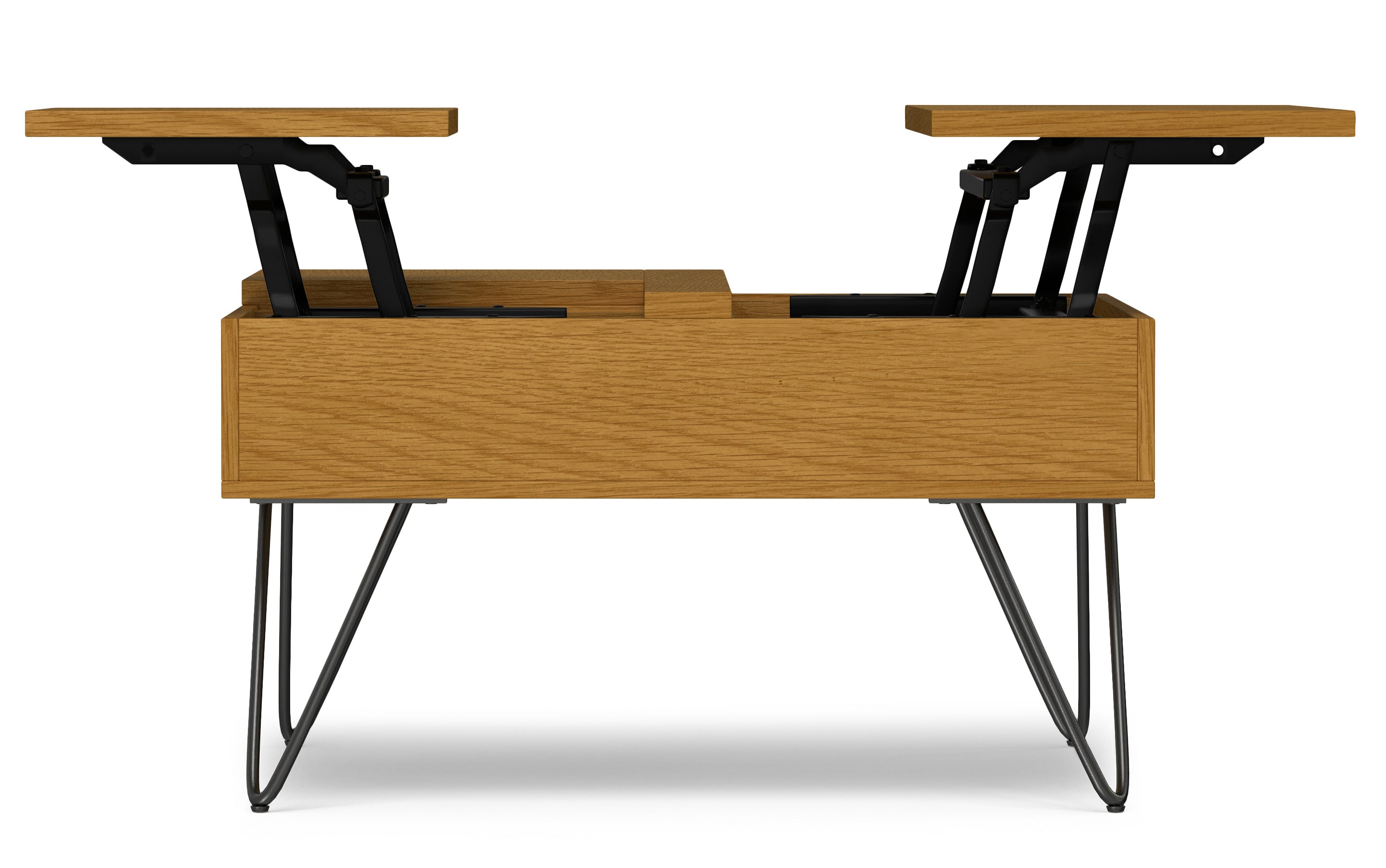 Hunter Lift Top Square Coffee Table in Oak