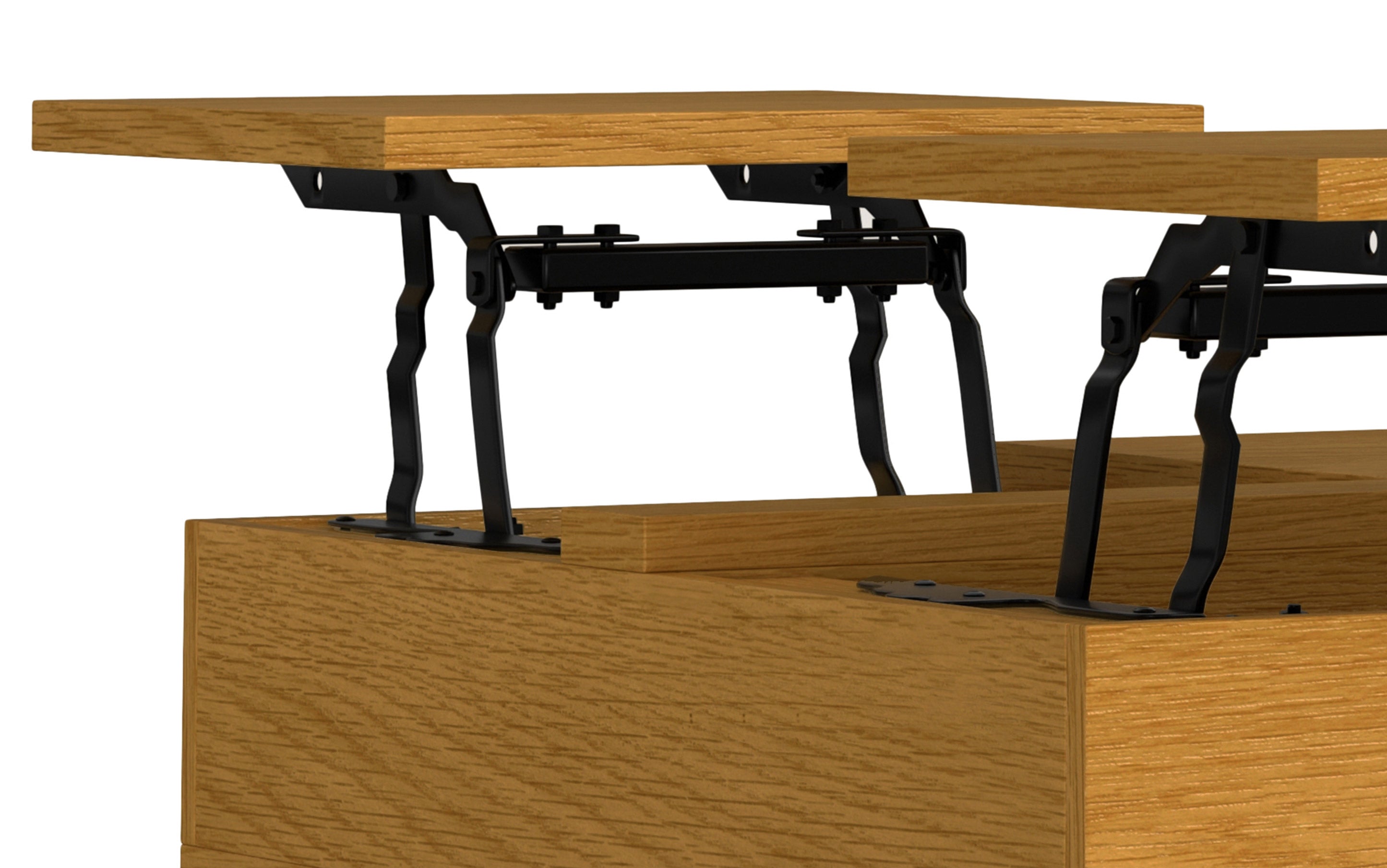 Hunter Lift Top Square Coffee Table in Oak