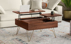 Hunter Lift Top Square Coffee Table in Mango
