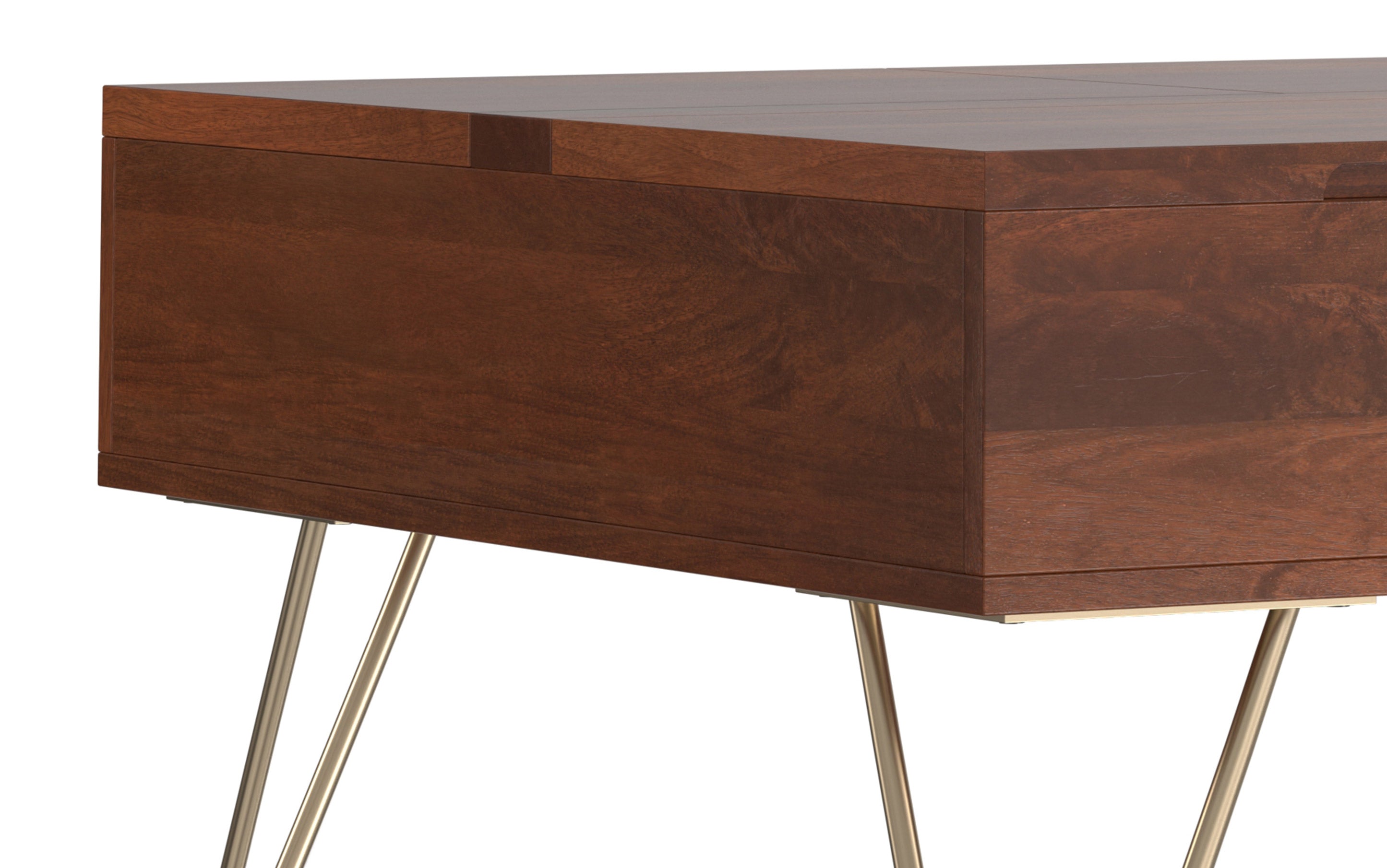 Hunter Lift Top Square Coffee Table in Mango