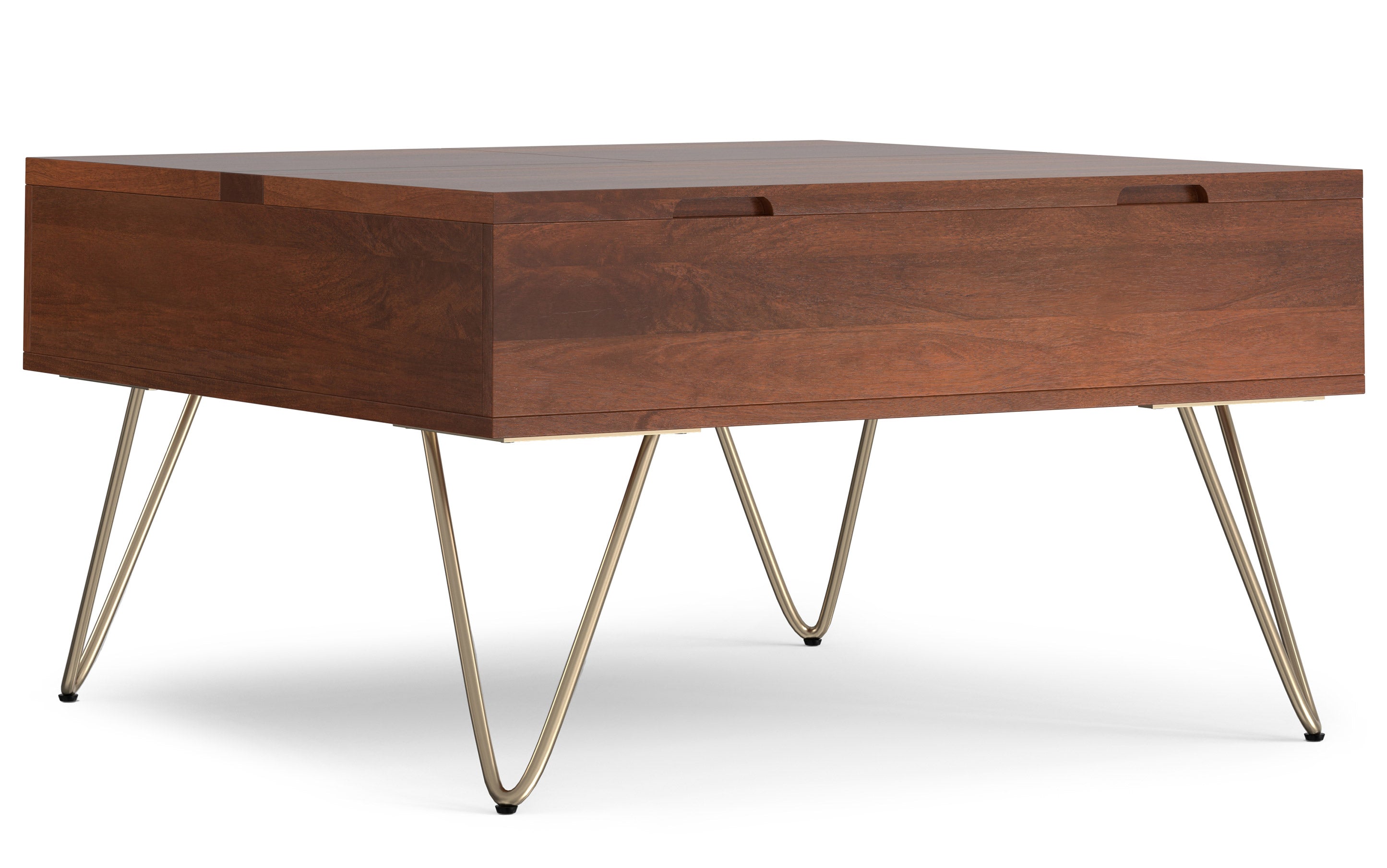 Hunter Lift Top Square Coffee Table in Mango