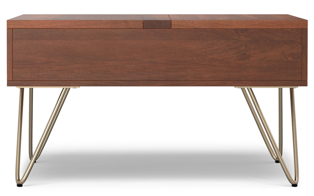 Hunter Lift Top Square Coffee Table in Mango
