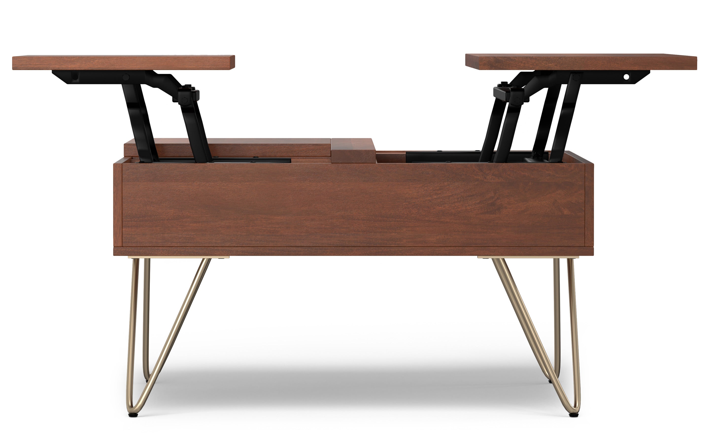 Hunter Lift Top Square Coffee Table in Mango