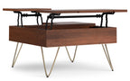 Hunter Lift Top Square Coffee Table in Mango