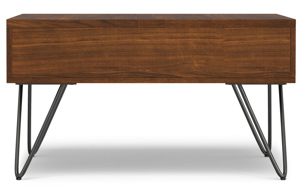 Hunter Lift Top Square Coffee Table in Walnut