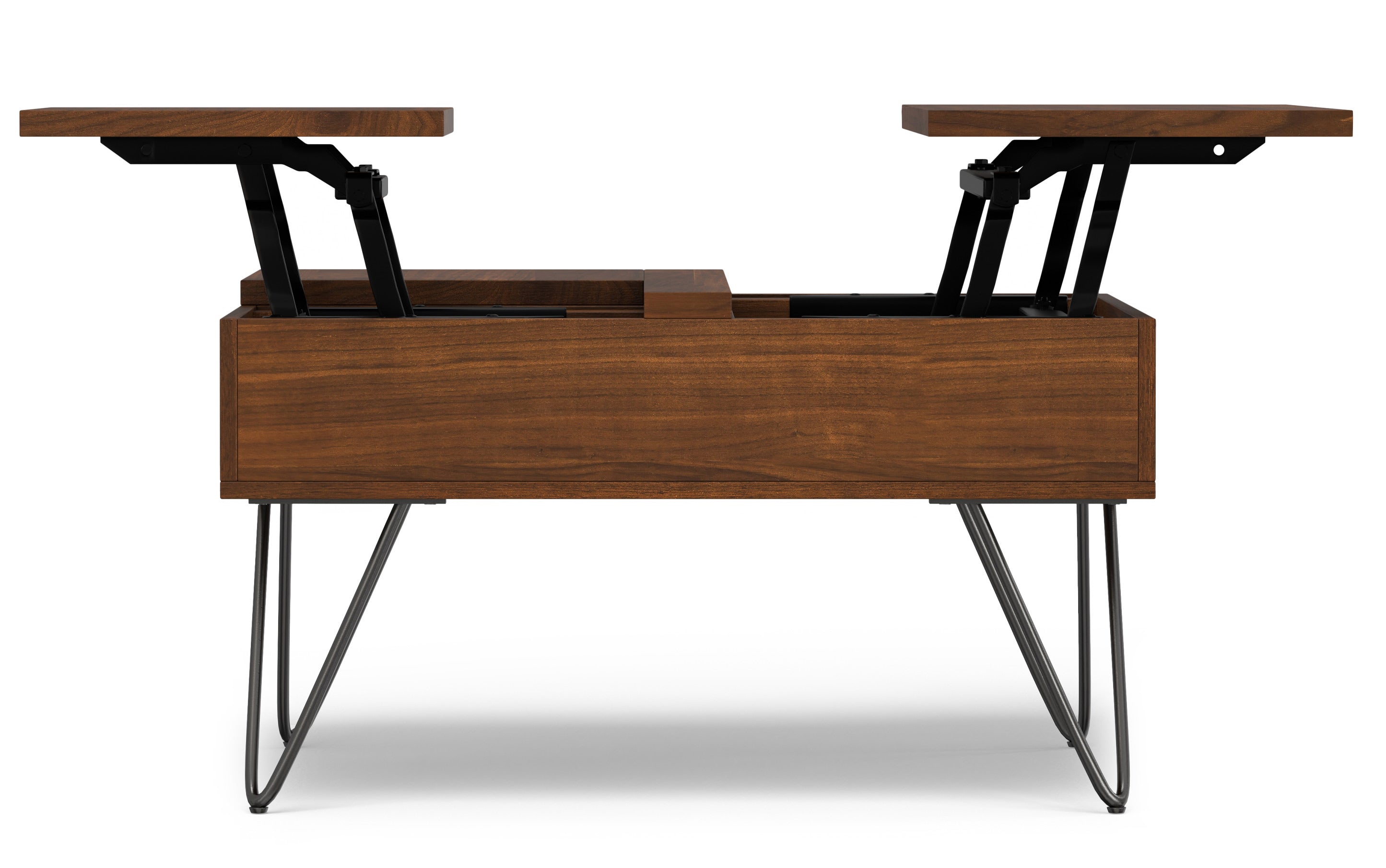 Hunter Lift Top Square Coffee Table in Walnut
