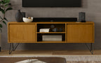 Hunter TV Media Stand in Oak