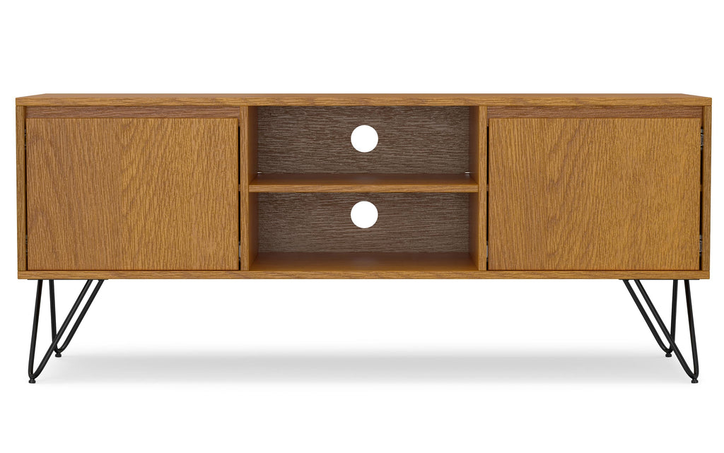 Hunter TV Media Stand in Oak