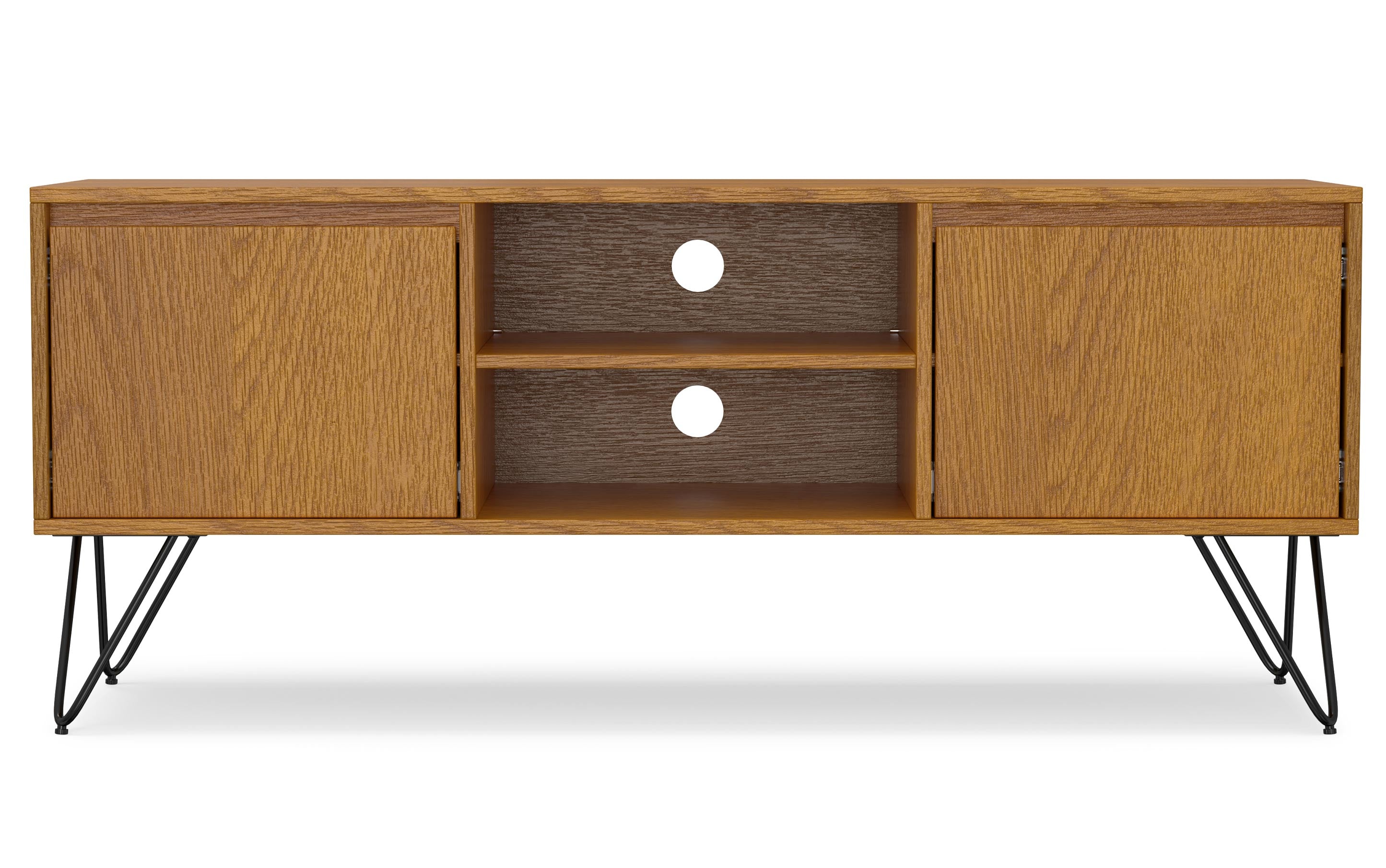 Hunter TV Media Stand in Oak