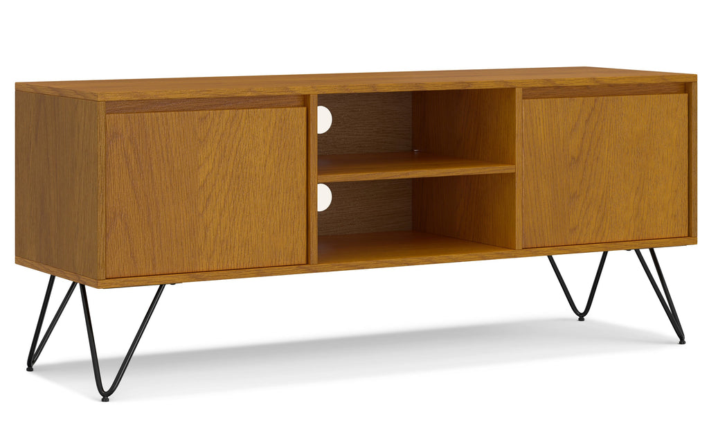 Hunter TV Media Stand in Oak
