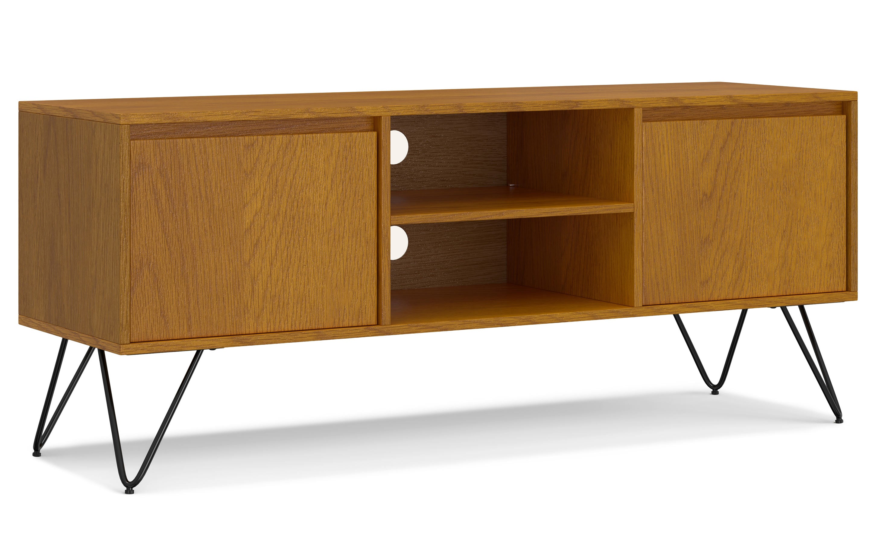 Hunter TV Media Stand in Oak