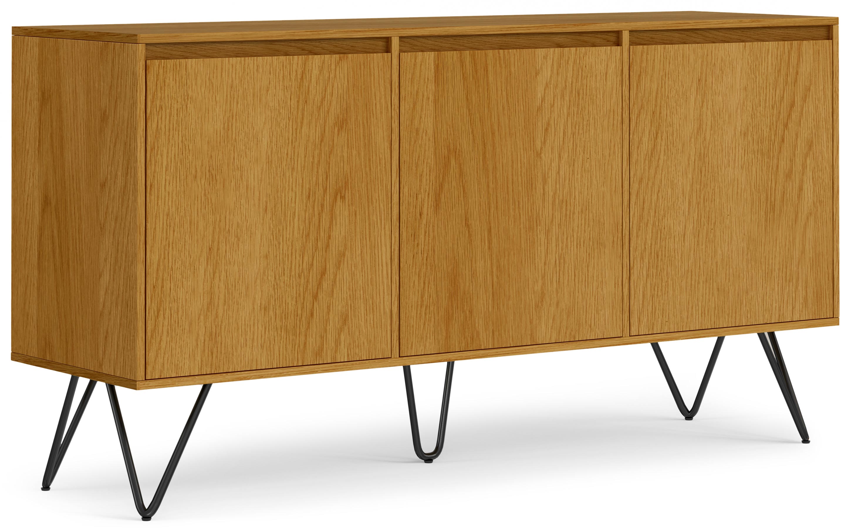 Hunter 3 Door Sideboard Buffet in Oak