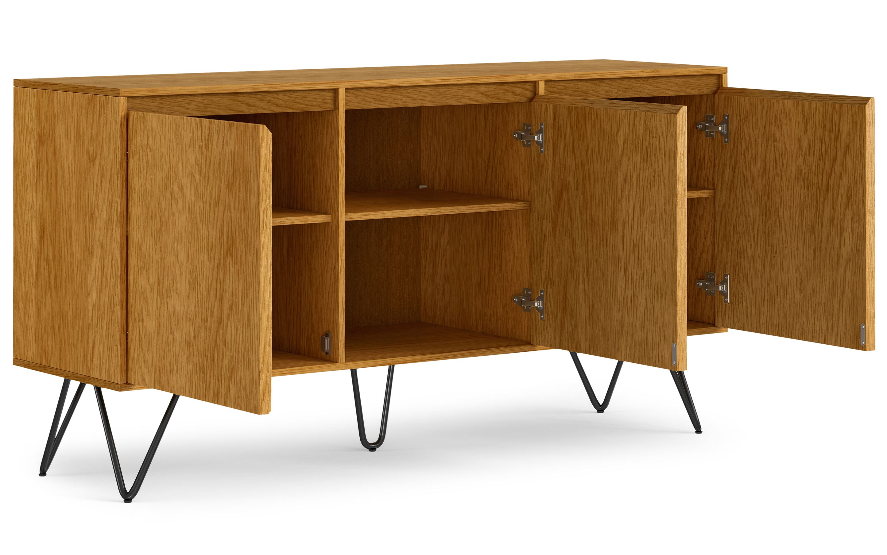 Hunter 3 Door Sideboard Buffet in Oak