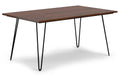 Hunter Dining Table in Umber Brown