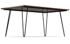 Hunter Dining Table in Umber Brown