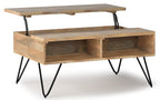 Hunter Small Lift Top Coffee Table in Mango