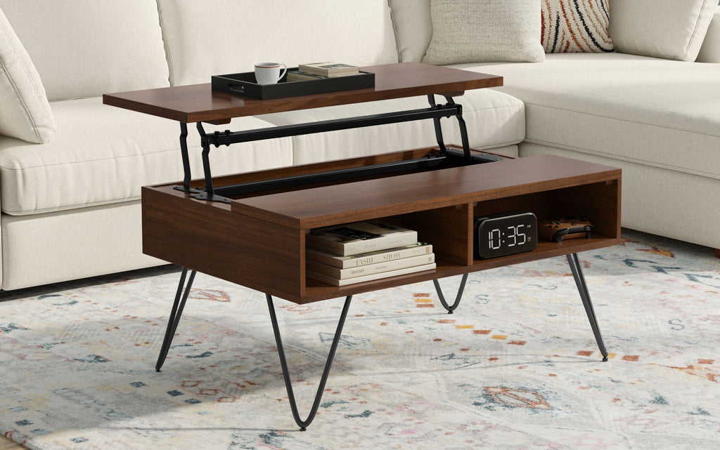 Hunter Small Lift Top Coffee Table in Walnut