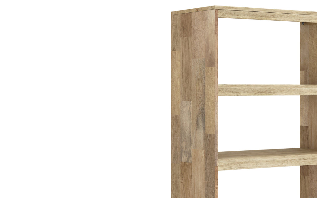 Jager Bookshelf with Doors in Mango