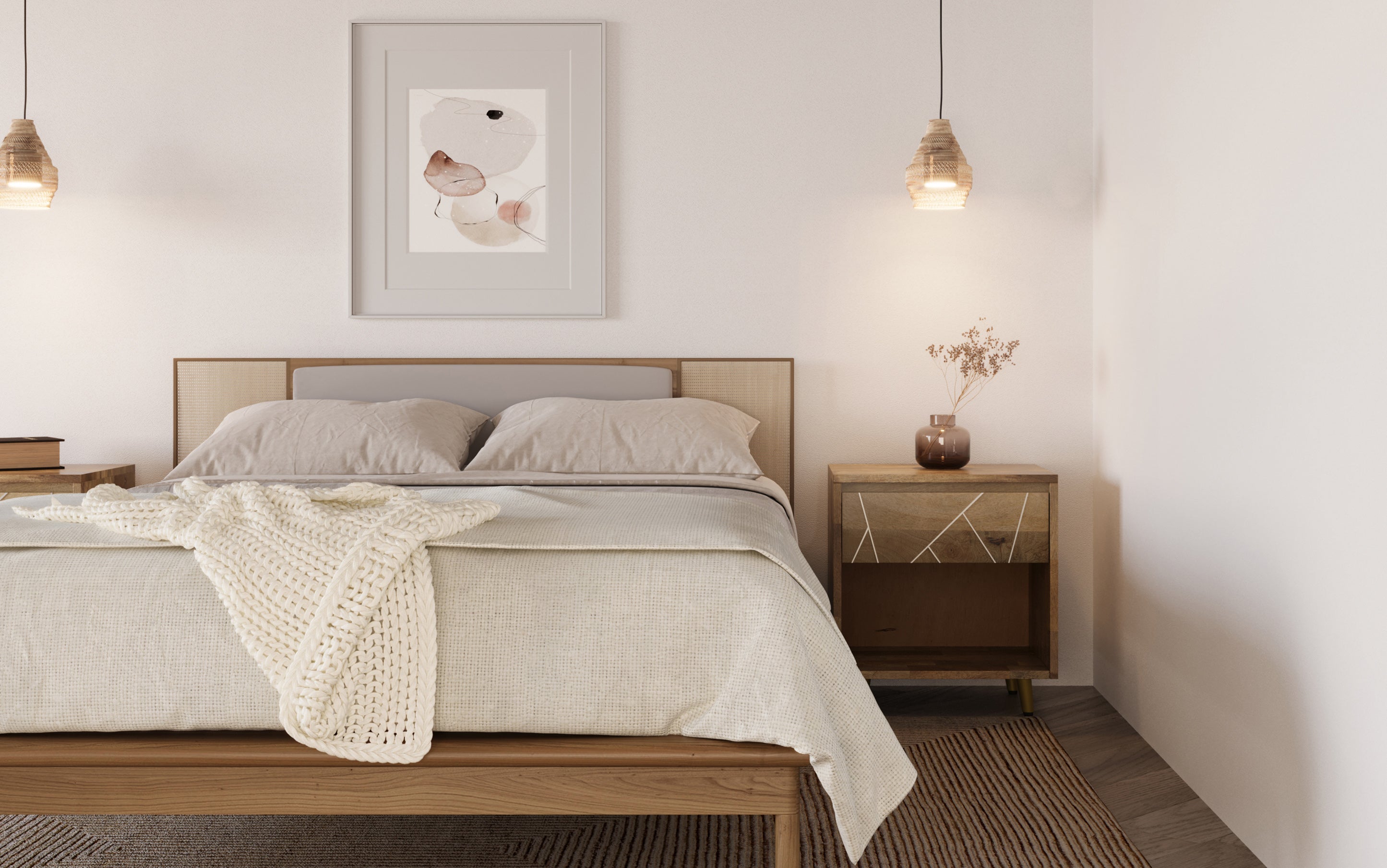 Jager Bedside Table in Mango