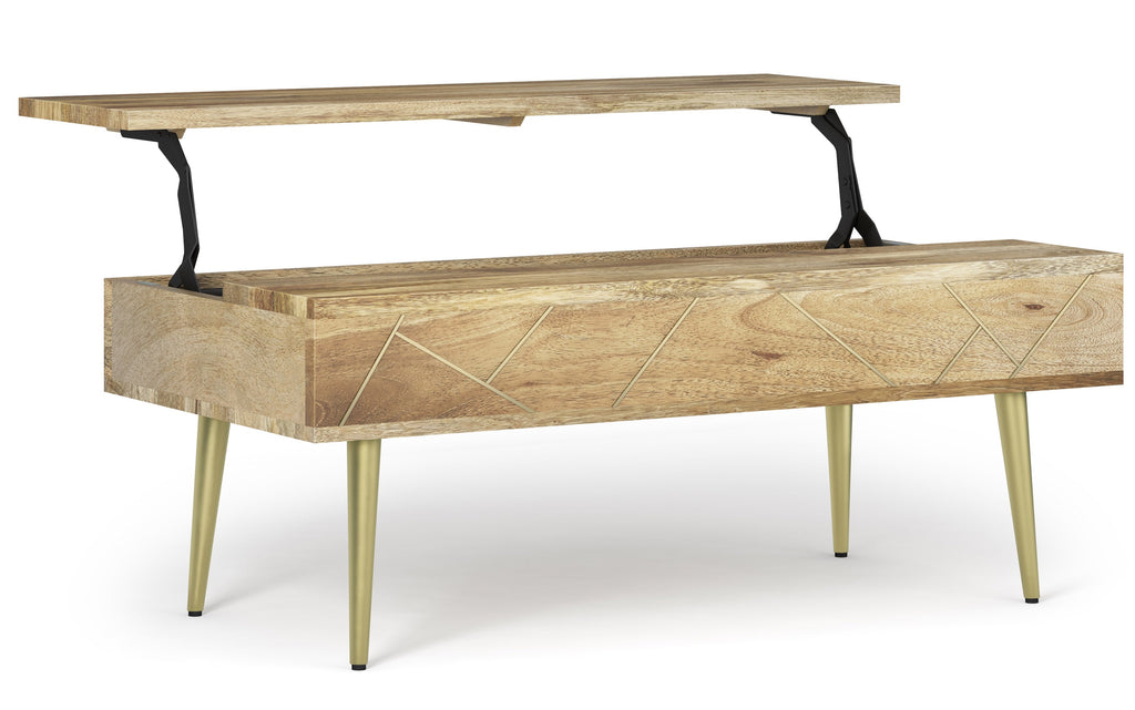 Jager Large Lift Top Coffee Table in Mango