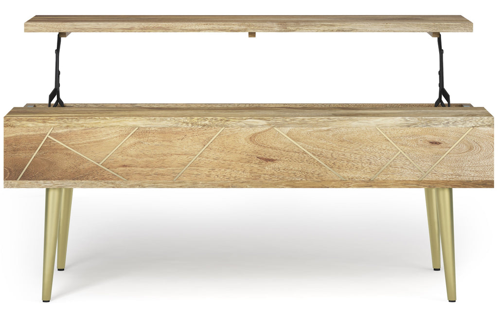 Jager Large Lift Top Coffee Table in Mango