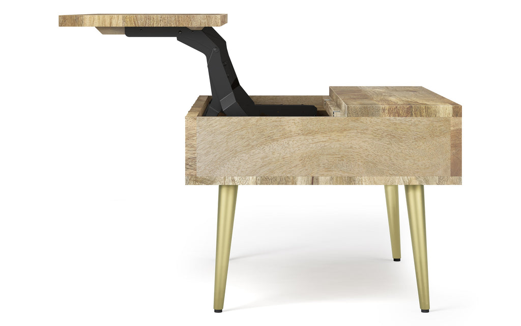 Jager Large Lift Top Coffee Table in Mango