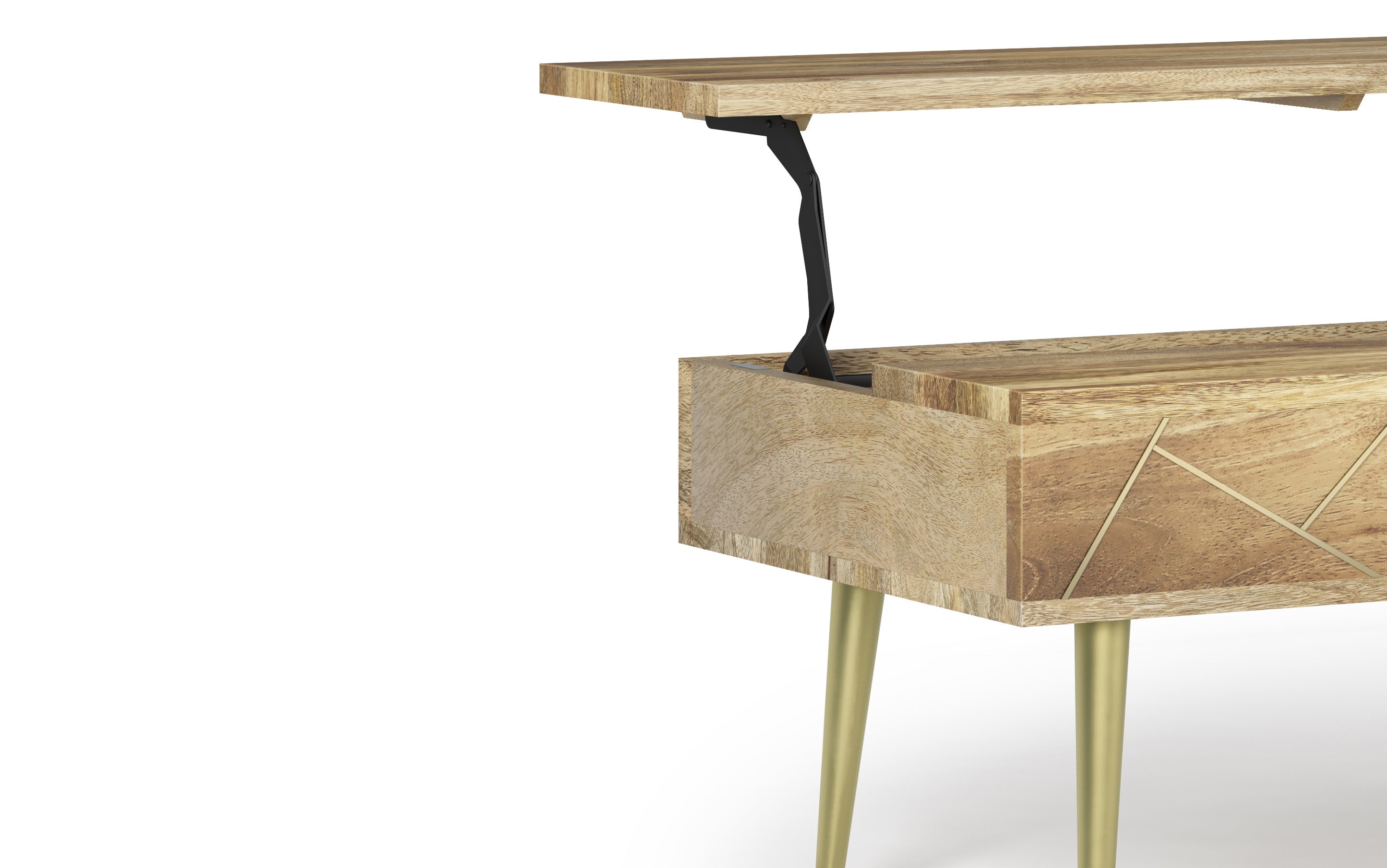 Jager Large Lift Top Coffee Table in Mango