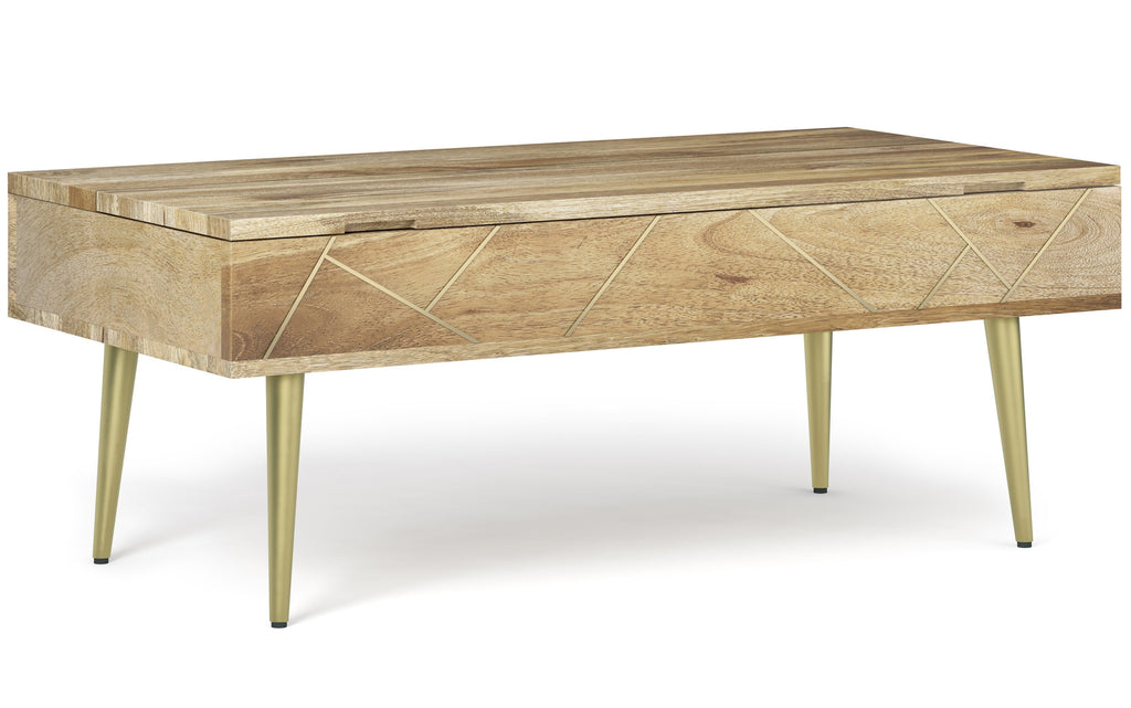 Jager Large Lift Top Coffee Table in Mango