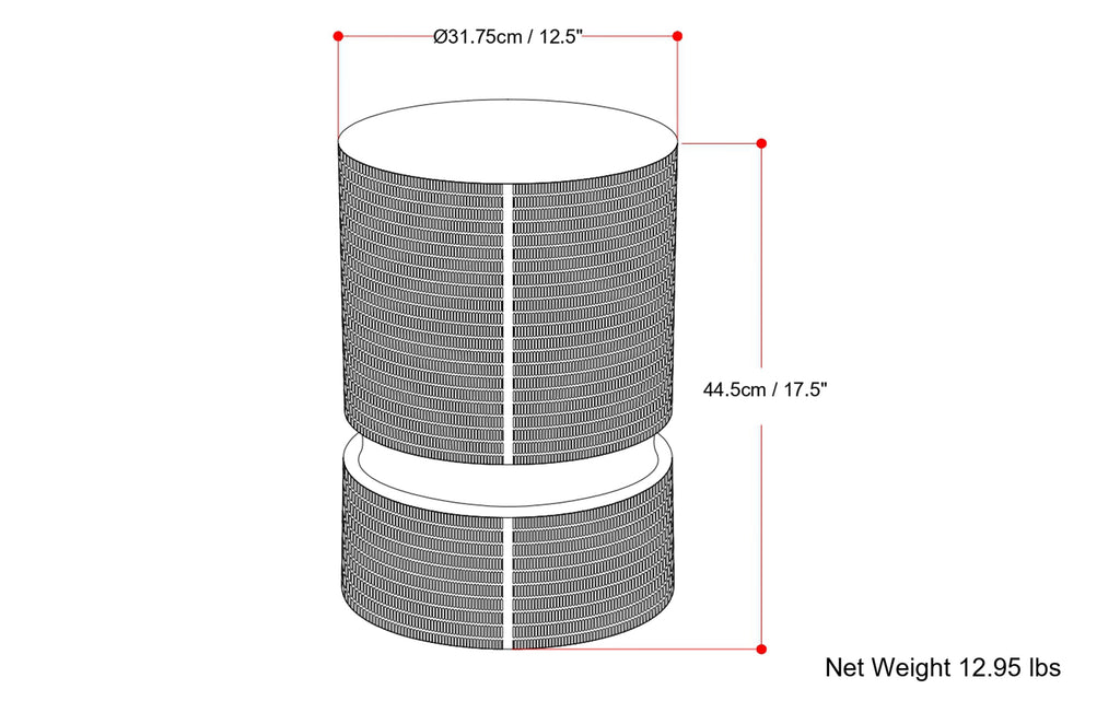 Jalen Cast Aluminum Side Table