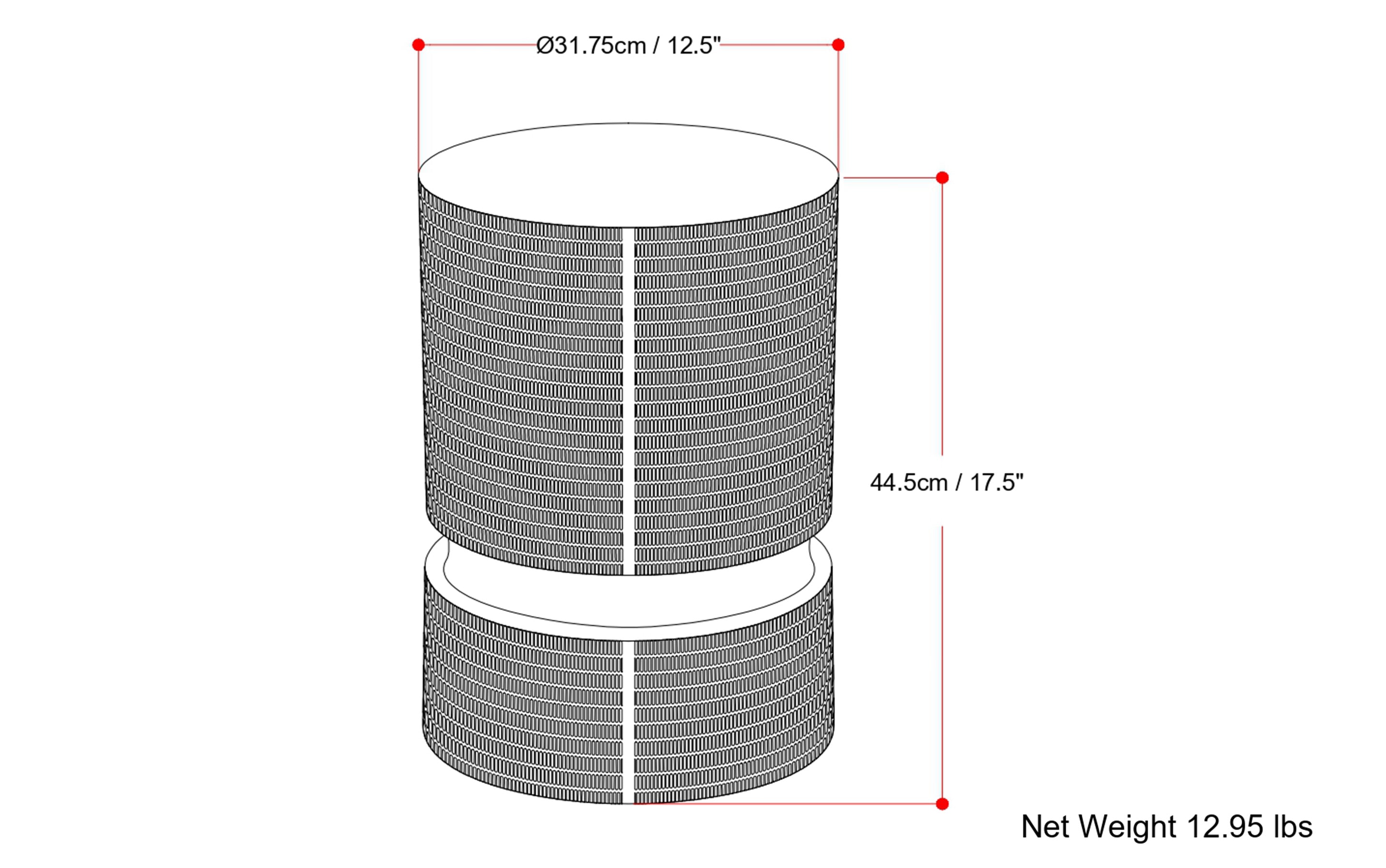 Jalen Cast Aluminum Side Table