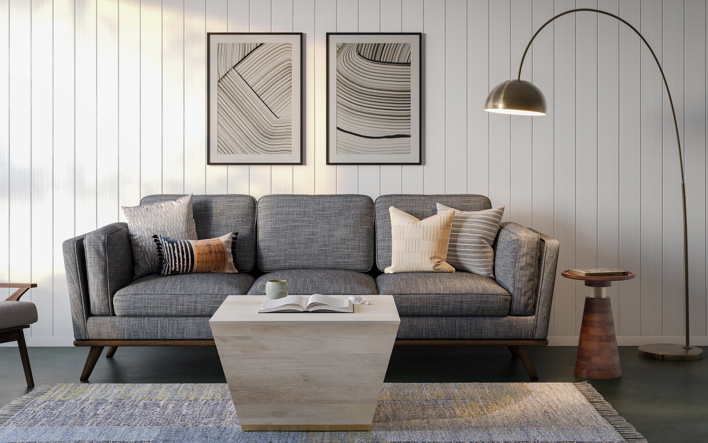 Kramer Side Table in Acacia