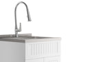 Beckham All-In-One 24 inch Laundry Utility Sink and Cabinet