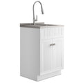 Beckham All-In-One 24 inch Laundry Utility Sink and Cabinet