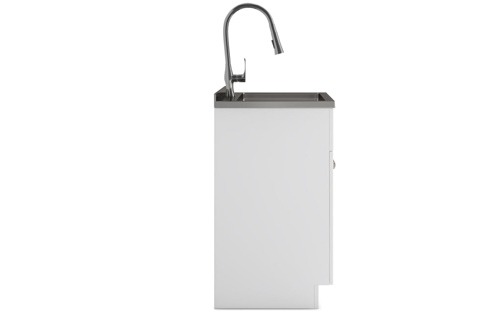 Beckham All-In-One 24 inch Laundry Utility Sink and Cabinet