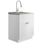 Beckham All-In-One 28 inch Laundry Utility Sink and Cabinet