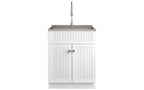Beckham All-In-One 28 inch Laundry Utility Sink and Cabinet